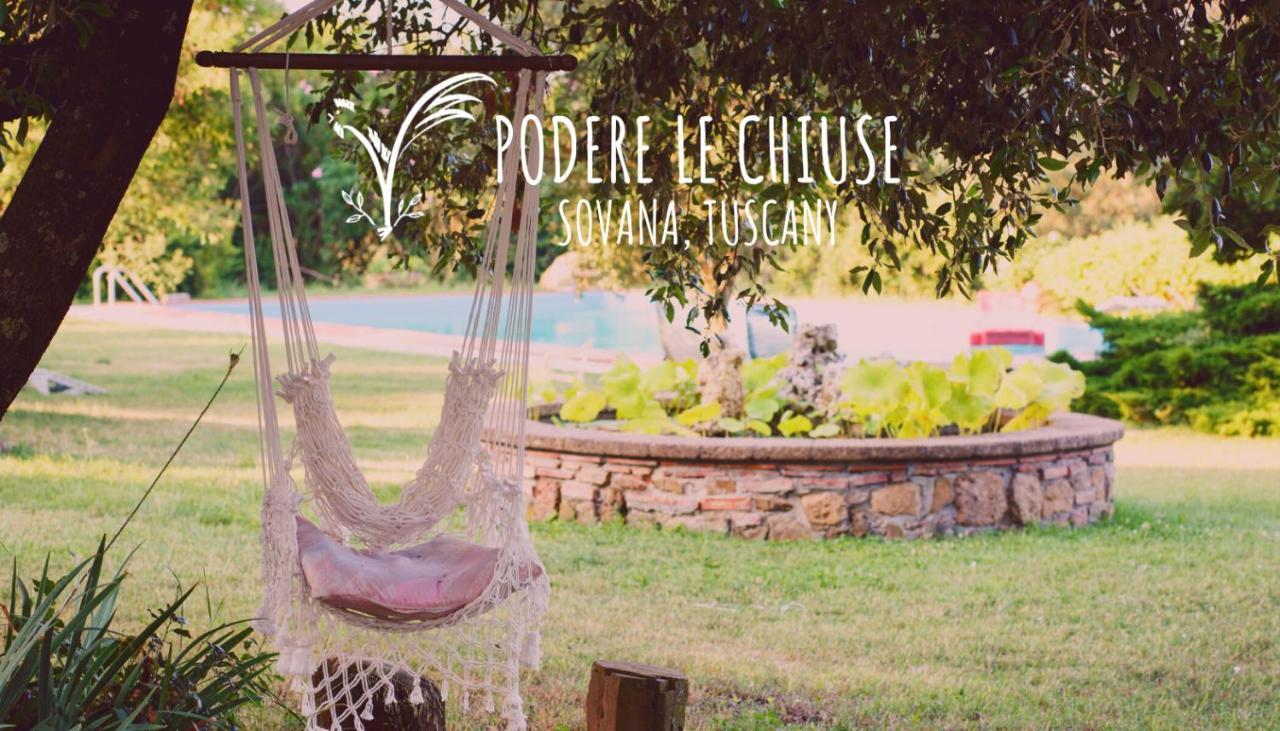 Podere Le Chiuse โซวานา ภายนอก รูปภาพ